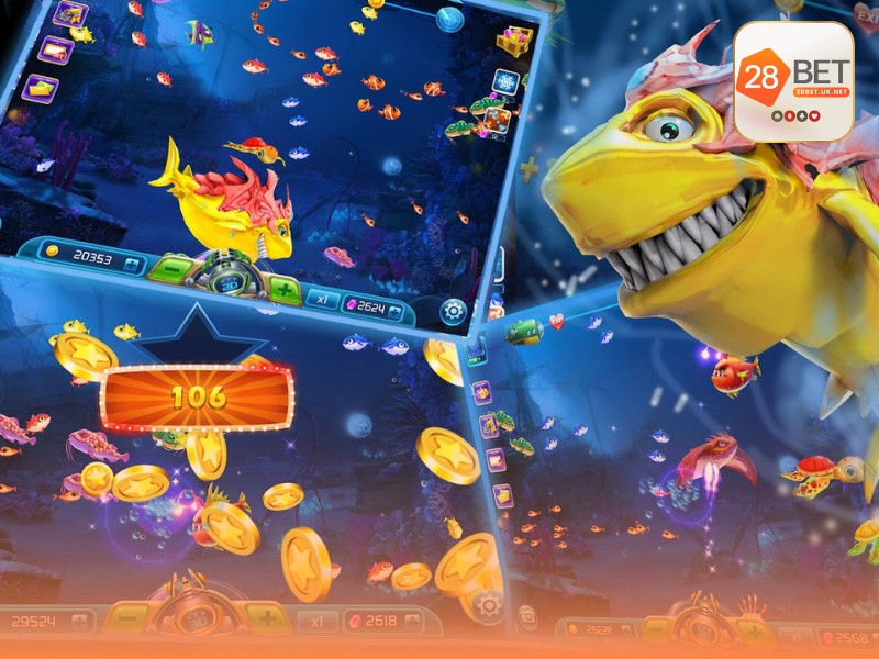 Đồ họa 3D sắc nét và kho vũ khí tối tân tại Bắn cá 28bet